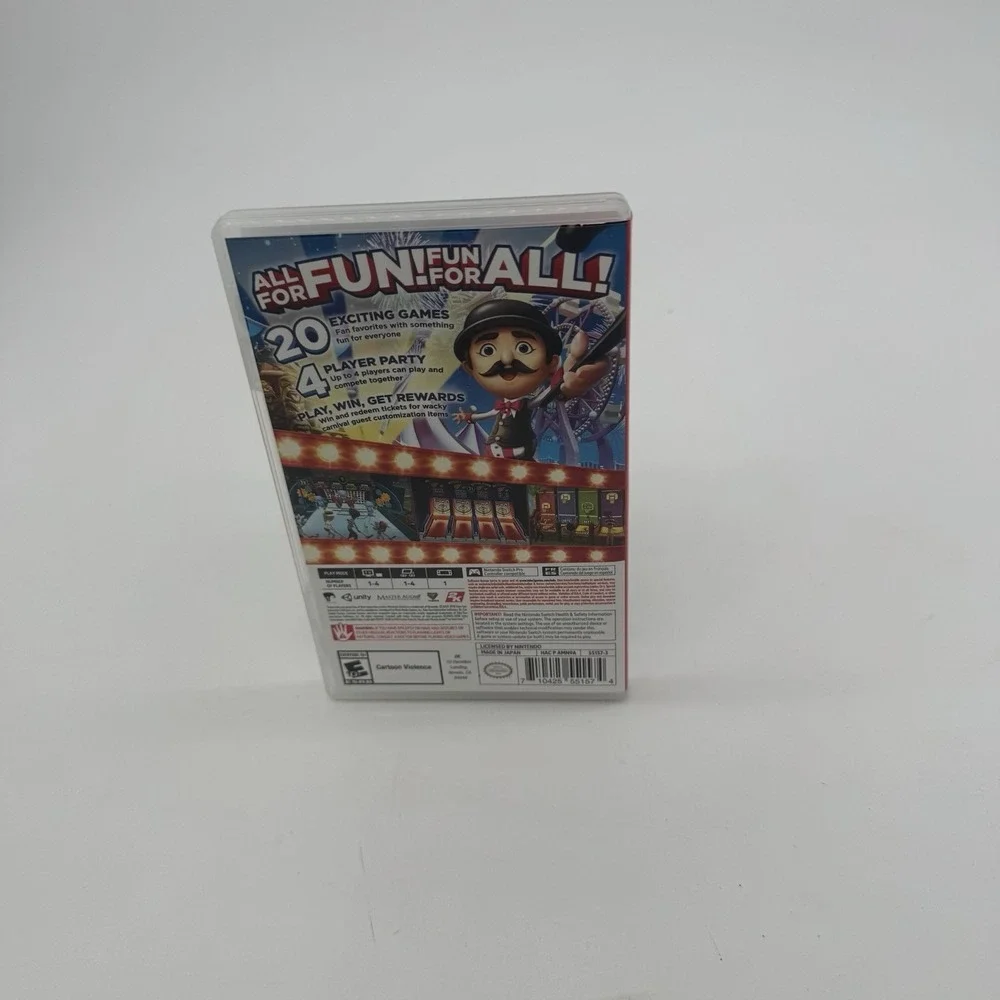 Carnival Games Nintendo Switch 2K Complete CIB Pre-Owned‎ Working
